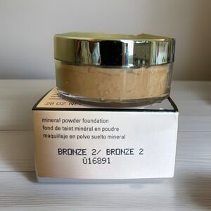Mary Kay mineral powder foundation bronze 2 Retired Shade .28 Oz Opened For Pics